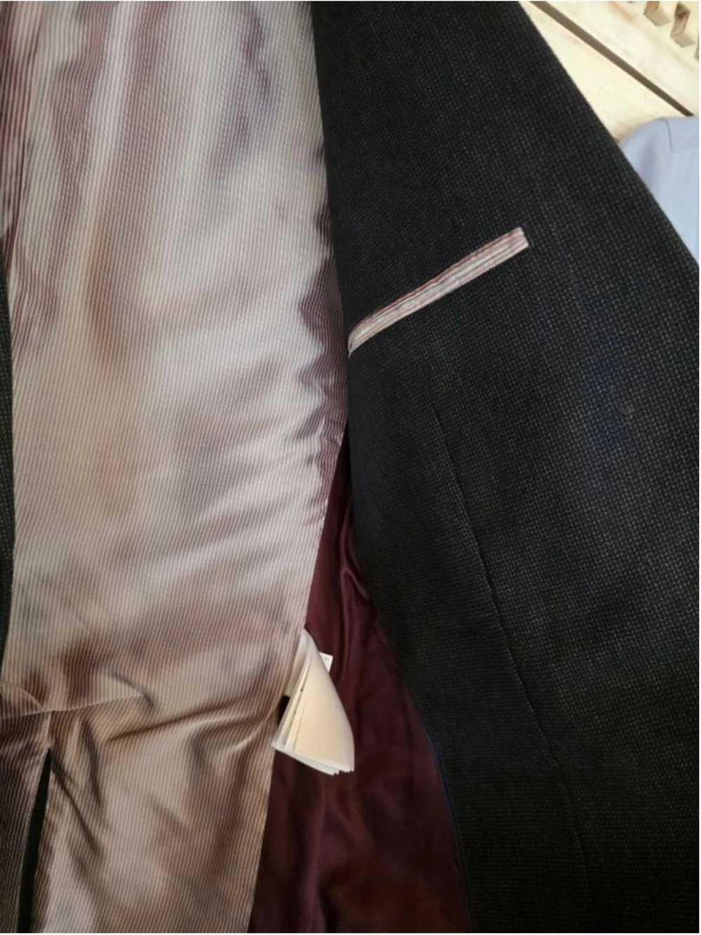 Men's Banana Republic Black Sport Coat & Blazer 40R with Elbow Patches